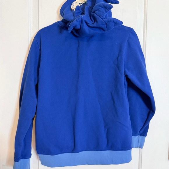 Sonic The Hedgehog Blue Kids Hoodie jacket  zip sz 18 XXL - Picture 4 of 10